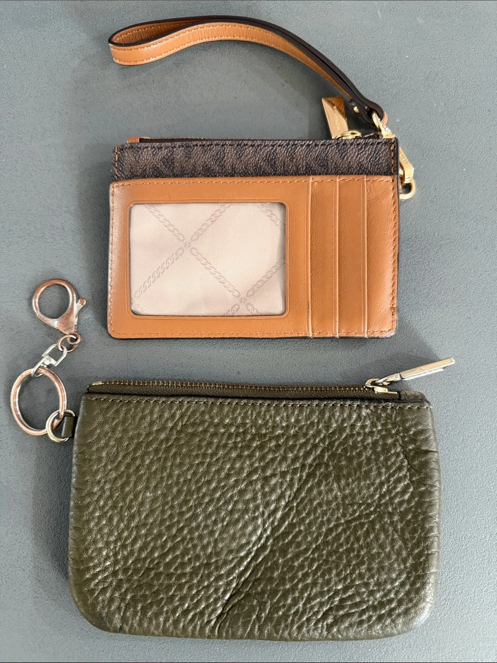 Rebecca Minikoff Michael Kors Logo’d Wristlets with Wallet & Key Pouch